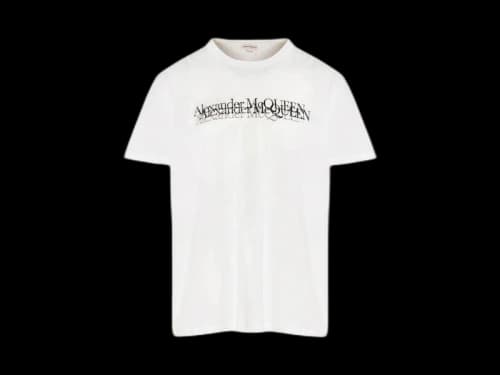 Alexander McQueen Logo Print T-shirt White