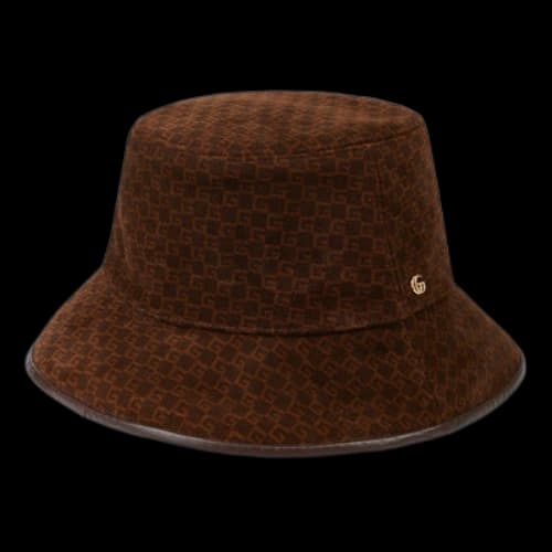 Gucci Mini Square G suede bucket hat (Women's)