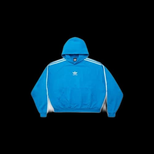 Balenciaga x adidas Hoodie Large Fit Blue