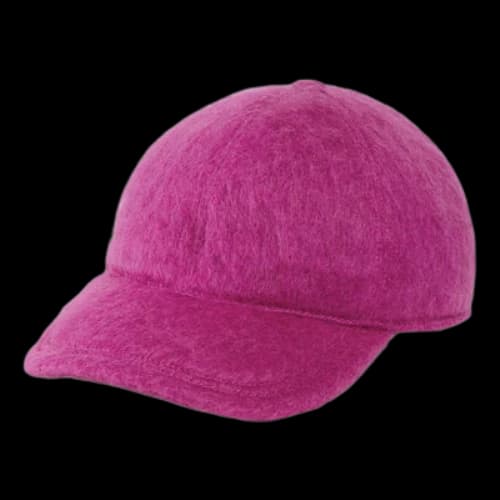 Gucci Mohair baseball hat with Double G 'Fuchsia' (Women's)