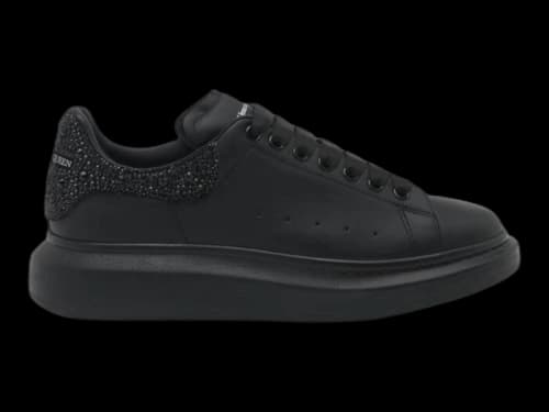 Alexander McQueen Oversized Black Crystals
