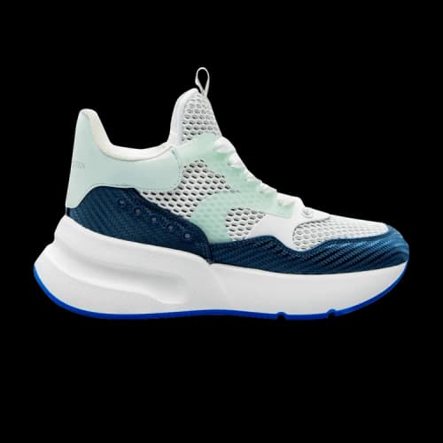Alexander McQueen Oversized Runner 'White Blue Mint'