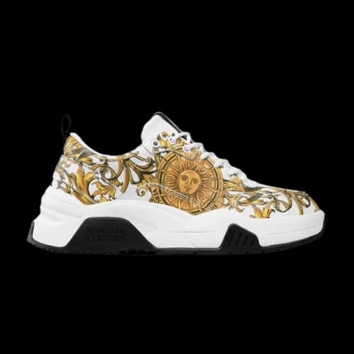 Versace Stargaze Sneakers 'Sun Garland Print -White Gold'