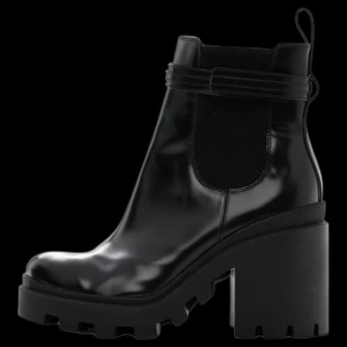 Gucci Trip Heeled Boots Black (Women's)