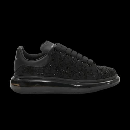 Alexander McQueen Oversized Sneaker 'Botanical Beads Embroidery - Black'