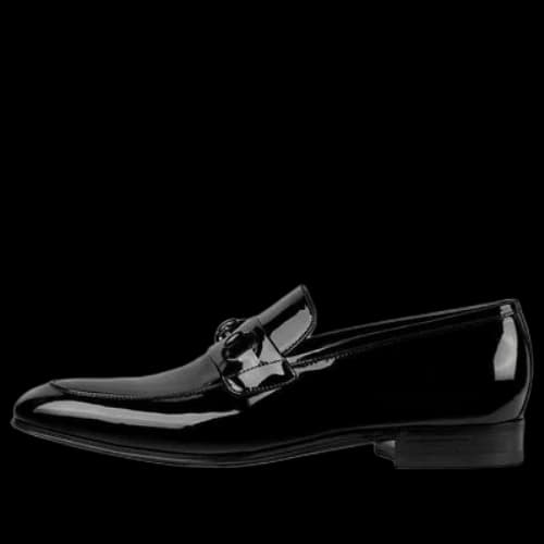 Gucci Loafer with Horsebit 'Black Patent Leather'