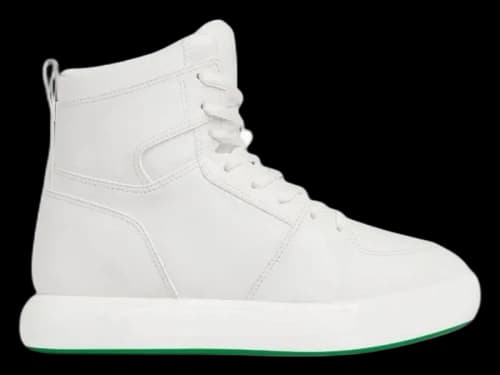 Bottega Veneta Stylish Pillow Skateboarding High Top White