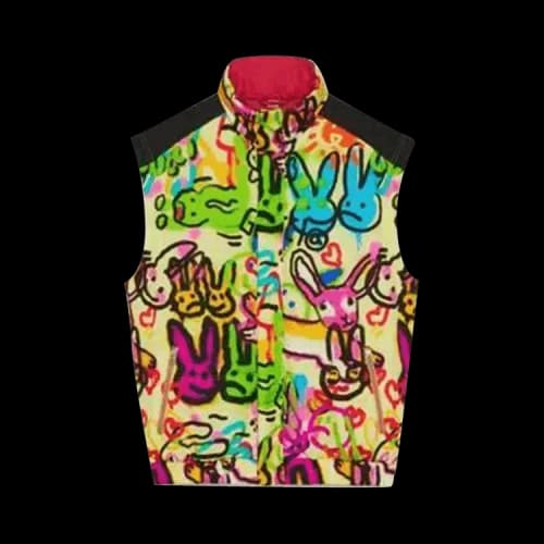 Gucci Bunny Print Gilet 'Multicolor'