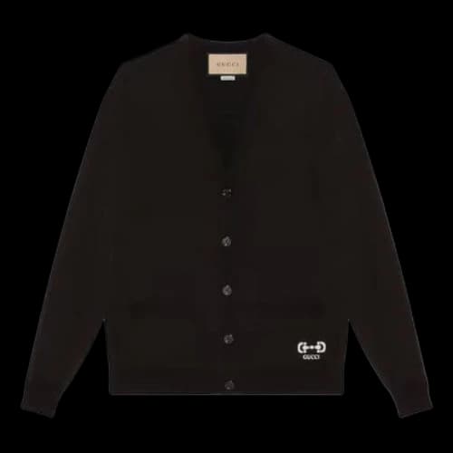 Gucci Extra Fine Wool Cardigan 'Black' (Women's)