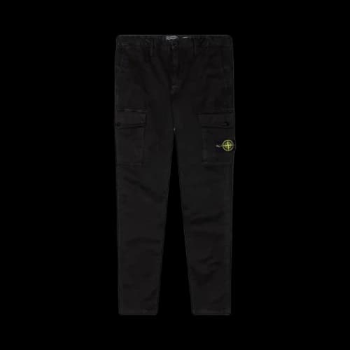 Stone Island Patch Logo Pants 'Black'