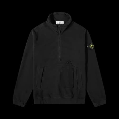 Stone Island Half-Zip Sweatshirt 'Black'