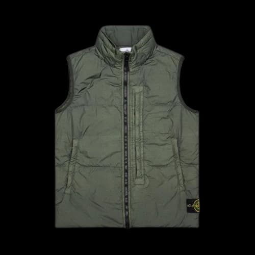 Stone Island Garment Dyed Crinkle Reps NY Down Vest 'Musk'