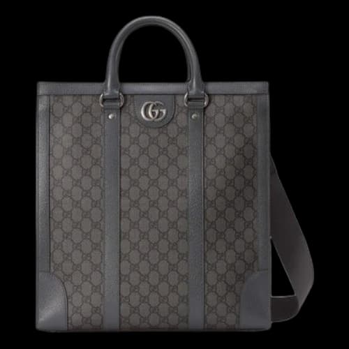 Gucci Ophidia Medium Tote Bag 'Grey Black'