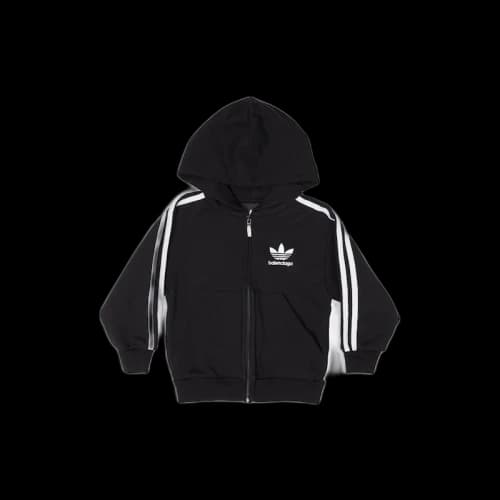 Balenciaga x adidas Kids - Zip-Up Hoodie Black