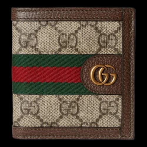 Gucci Supreme Ophidia GG Wallet 'Beige Ebony'