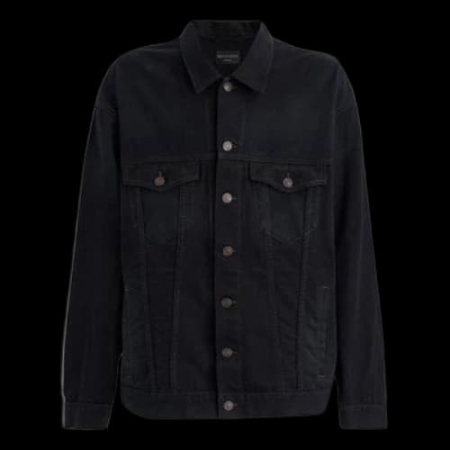 Balenciaga BB Be Different Oversized Denim Jacket 'Black'
