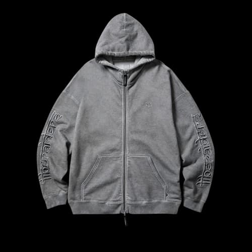 Liberaiders Overdyed Zip Hoodie 'Black'