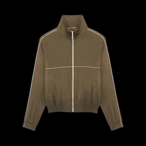 Saint Laurent Teddy Jacket 'Khaki Fonce'