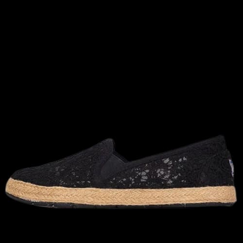 Skechers Slip-on Lace Shoes 'Black' (Women's)