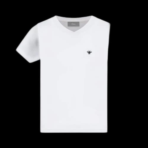 Dior Bee Embroidered T-Shirt 'White'