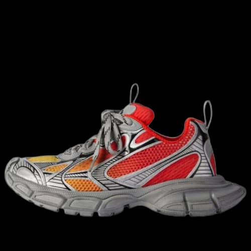 Balenciaga 3XL Gradient Sneakers 'White Red Orange'