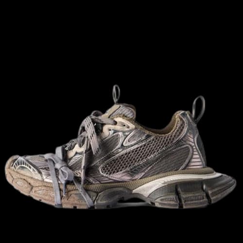 Balenciaga 3XL Sneaker Worn Out Sneakers 'Brown Mesh and Polyurethane'