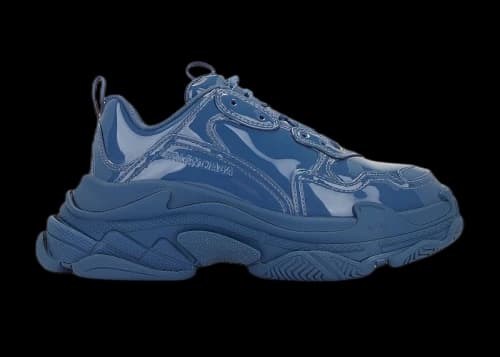 Balenciaga Triple S Patent Blue