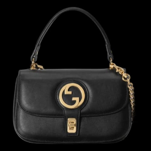 Gucci Blondie Small Top Handle Bag 'Black' (Women's)