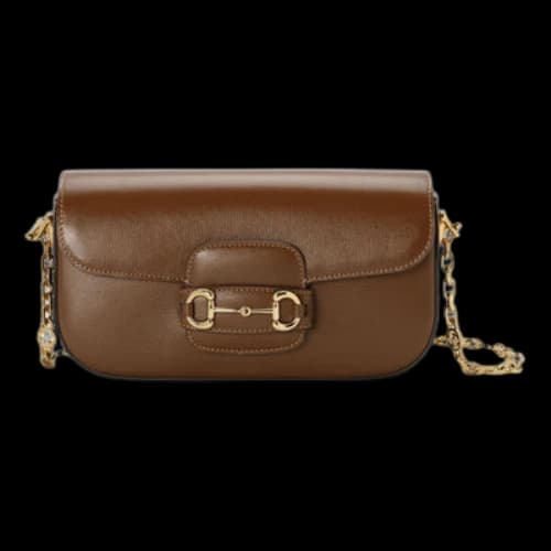 Gucci Horsebit 1955 Small Shoulder Bag 'Brown' (Women's)
