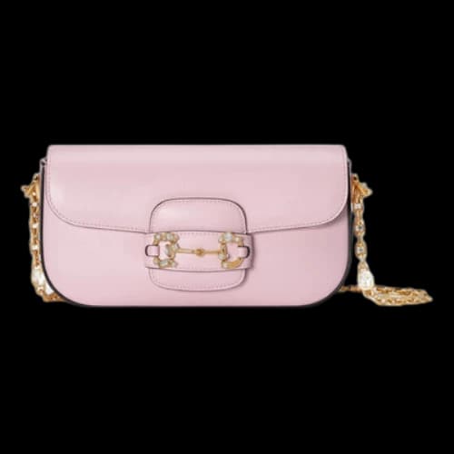 Gucci Horsebit 1955 Small Shoulder Bag 'Pink' (Women's)