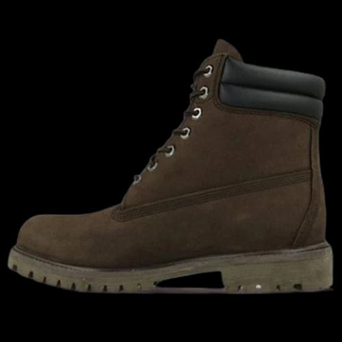Timberland 6 Inch Double Collar Boots 'Dark Chocolate Nubuck'