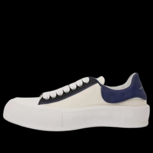 Alexander McQueen Deck Plimsoll Sneakers 'Beige Black'