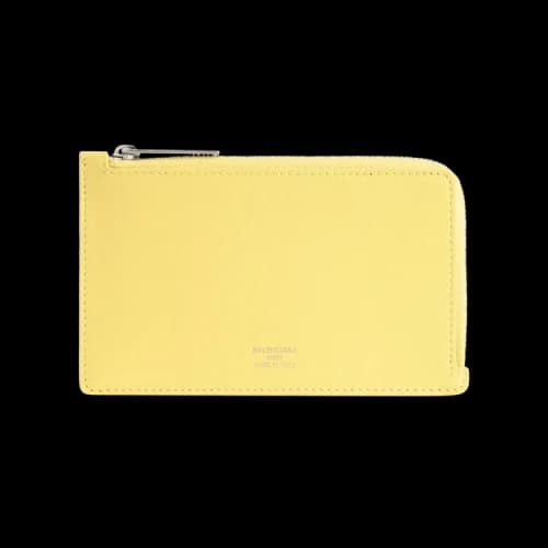 Balenciaga Envelope Long Cardholder 'Citrus/Optic White'