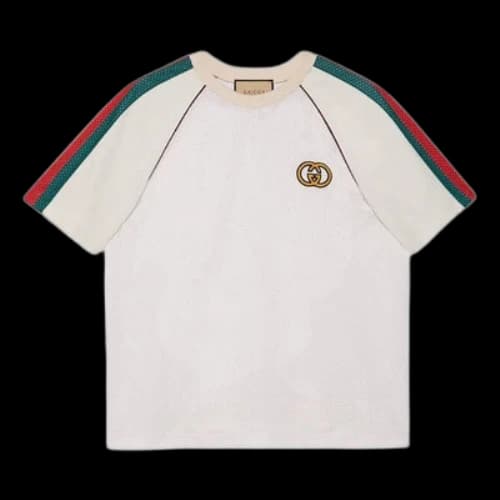 Gucci Mesh Fabric T-shirt 'Off White'