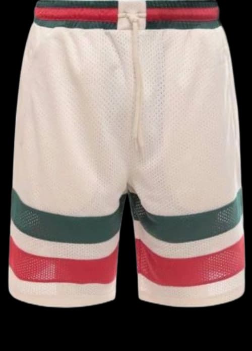 Gucci Mesh Fabric Shorts 'Off White'