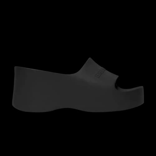 Balenciaga Chunky Wedge Sandals 'Black Rubber' (Women's)