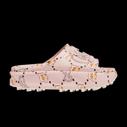 Pikarar x Gucci Slide Sandal 'GG Animal Print - Light Pink' (Women's)