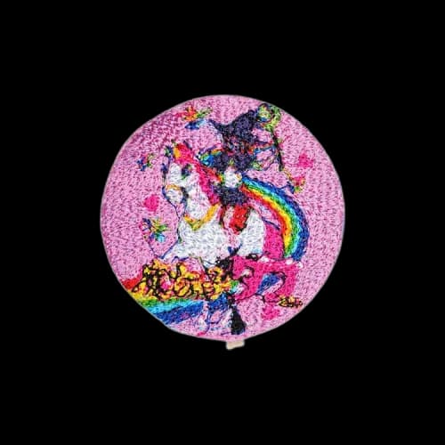 Doublet Embroidery Badge 'Pink'