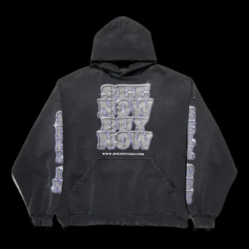 Balenciaga Snbn Hoodie 'Black' (Women's)