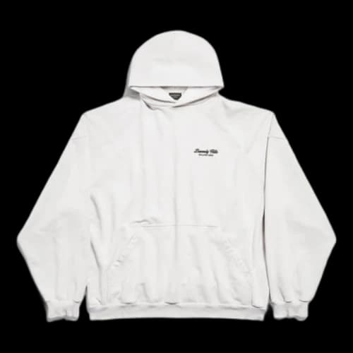 Balenciaga Beverly Hills Hoodie Oversized 'Off White Black' (Women's)