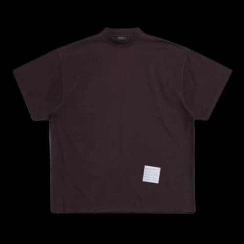 Balenciaga Sample Sticker T-Shirt Oversized 'Black'
