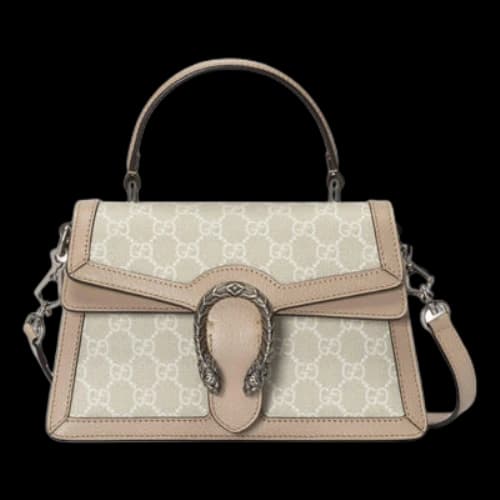 Gucci Small Dionysus Top Handle Bag 'Beige White' (Women's)
