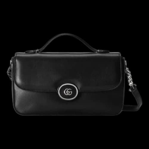 Gucci Petite GG Small Shoulder Bag 'Black' (Women's)