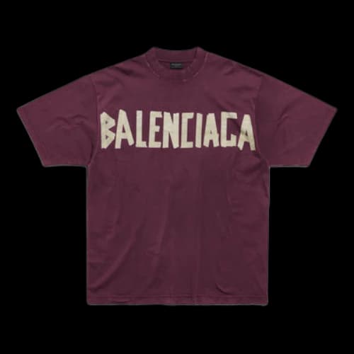 Balenciaga Tape Type T-shirt 'Dark Red'