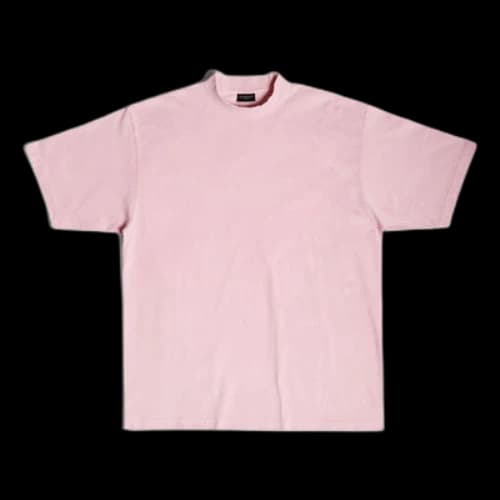 Balenciaga BB Paris Strass T-shirt Medium Fit 'Pink'