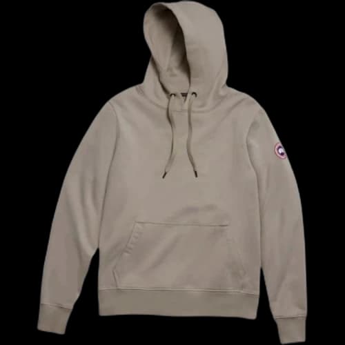 Canada Goose Huron Logo Patch Drawstring Hoodie