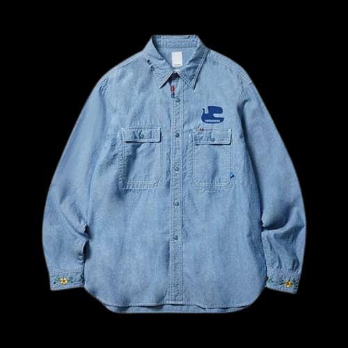 Liberaiders Peace Chambray Shirt 'Blue'