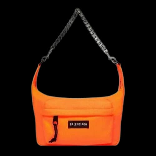 Balenciaga Raver Medium Bag With Chain 'Fluo Orange' (Women's)