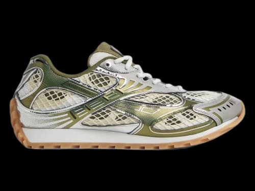 Bottega Veneta Orbit Mud White