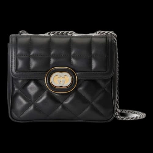 Gucci Deco Mini Shoulder Bag 'Black' (Women's)